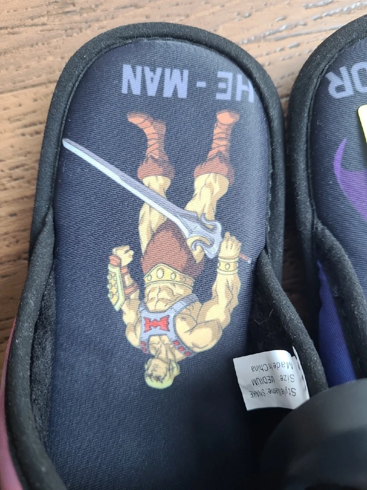 Zapatillas Masters Of The Universe He-Man & Skeletor Talla Pequeña Nuevas MOTU Greyskull Foto 4 de 4