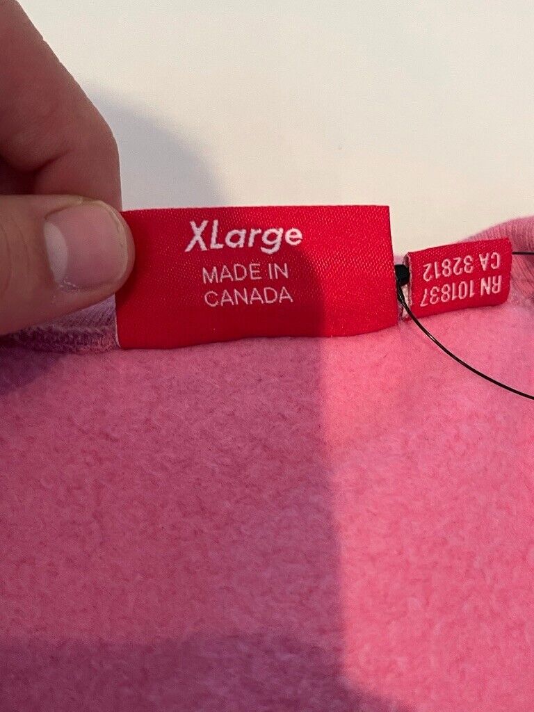 NWT Supreme Box Logo Crewneck Heather Pink FW15 Size Xlarge NWT Supreme Box Logo Crewneck Heather Pink FW15 Size Xlarge
