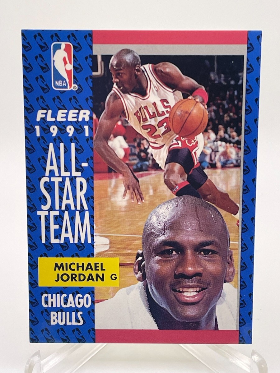 Michael Jordan 1991-92 Fleer All-Star Team #211 Xe1X 12 | eBay