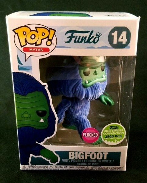 bigfoot flocked funko pop