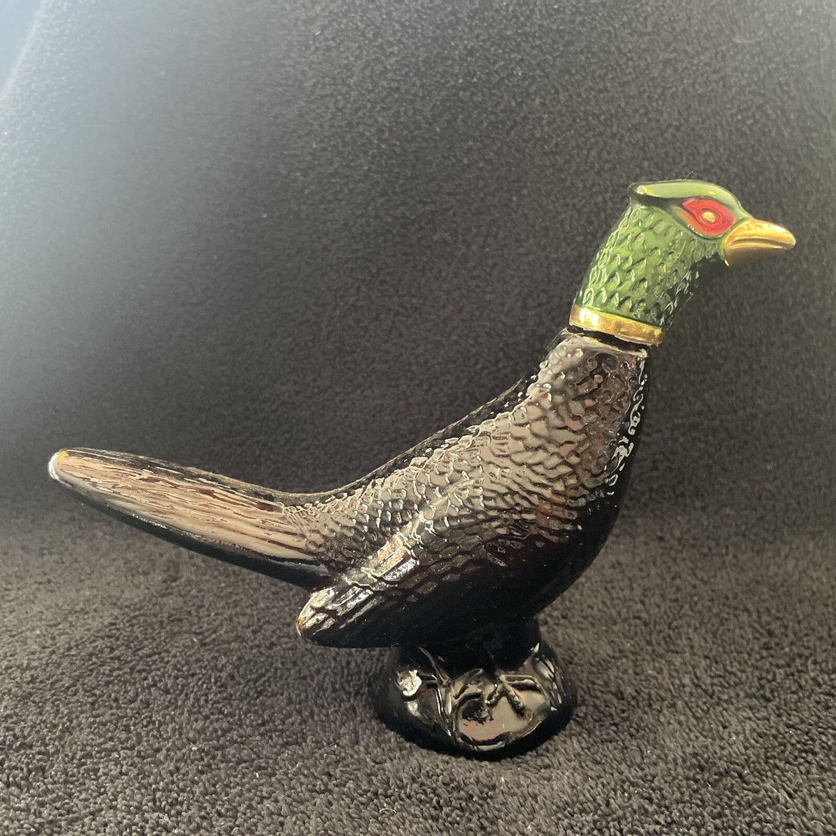 Avon Pheasant Bird Cologne - Leather after shave Vintage Empty