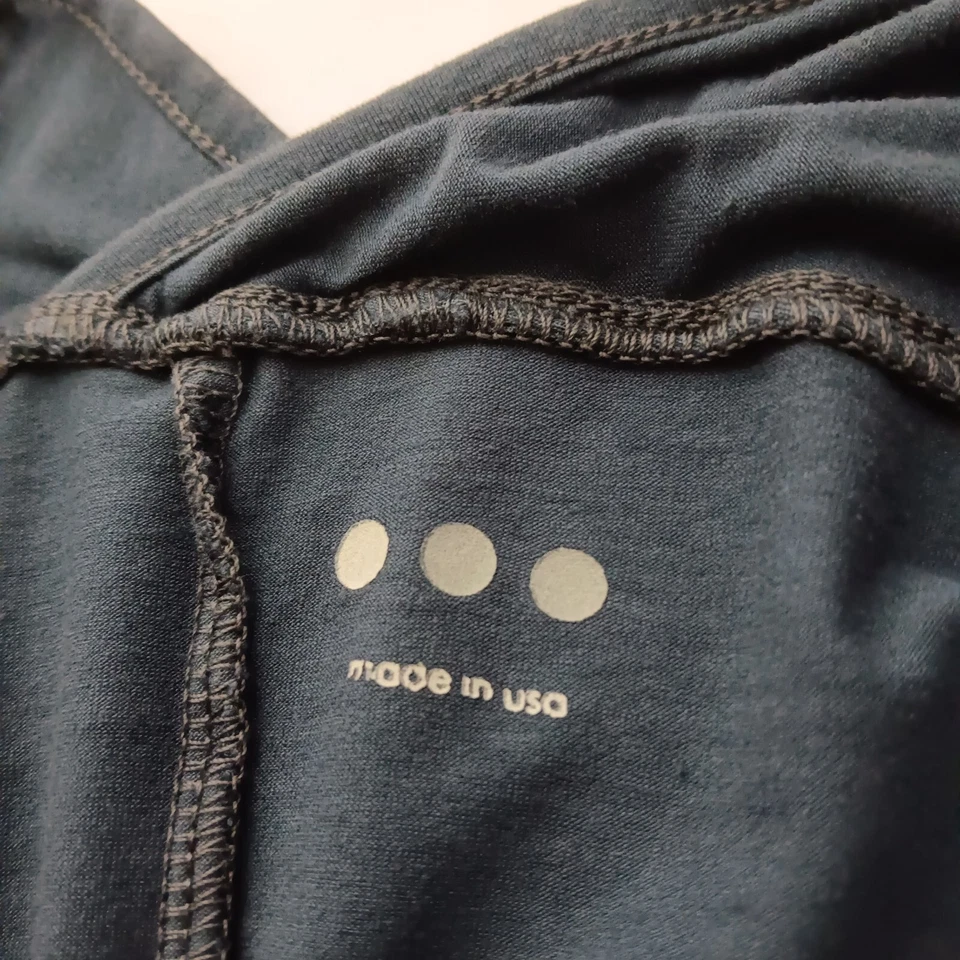 Три точки платье маленький искусственного надежном V шеи синий вискозы эластичной тела Con активный - Изображение 4 из 4