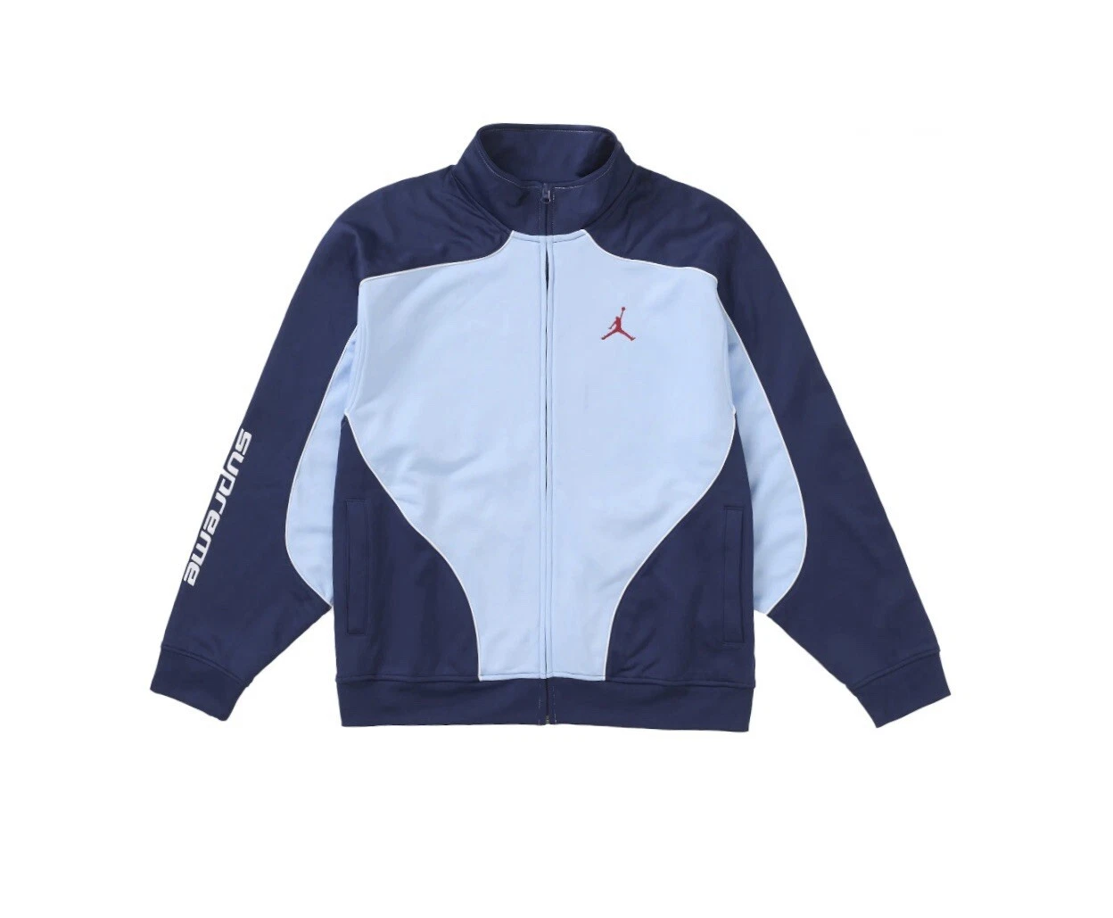 Veste de survêtement In Hand Supreme Jordan Tricot Bleu Clair Taille : XXL