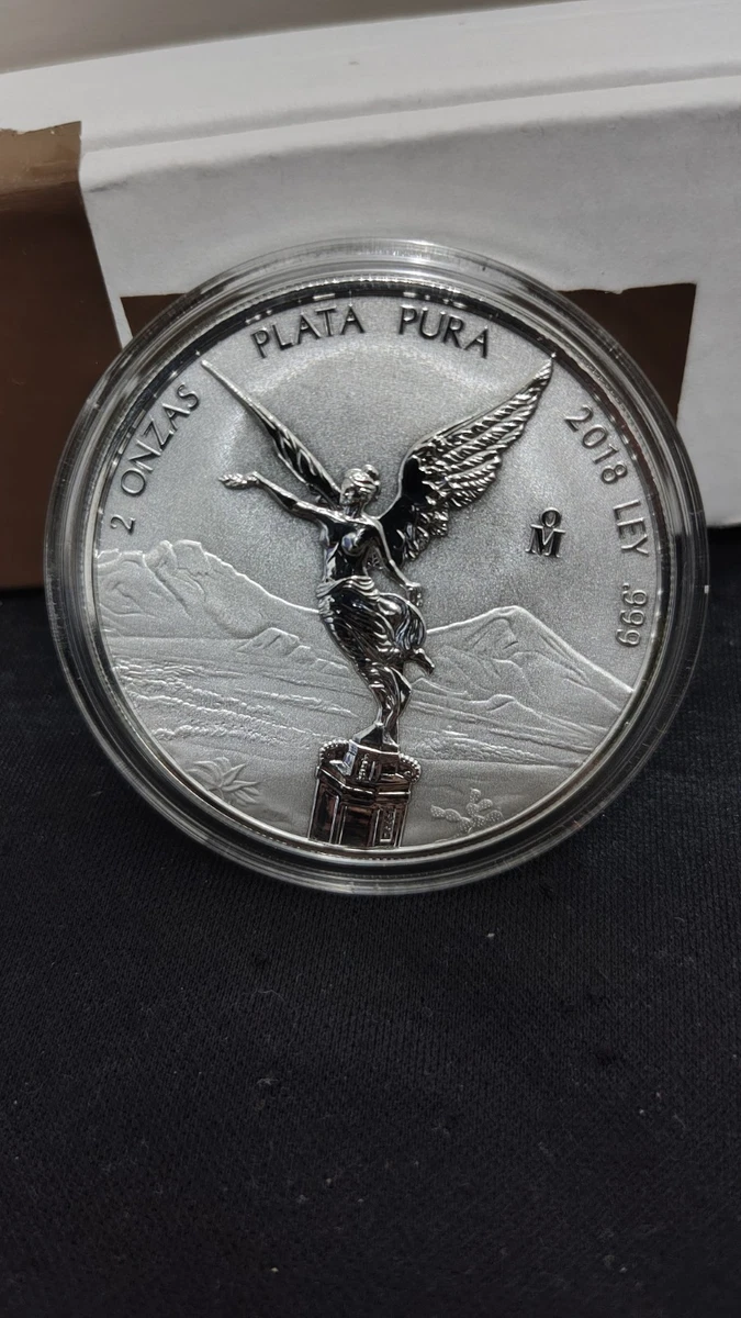 Mexican Libertad 2 oz Precious Metal Content per Unit 2018 Silver