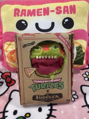 Fuggler X Teenage Mutant Ninja Turtles Raphael Doll Plush TMNT - SEALED BOX