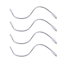 4 Pieces USB Reading Lamp High Brightness LED Flexible Gooseneck Light