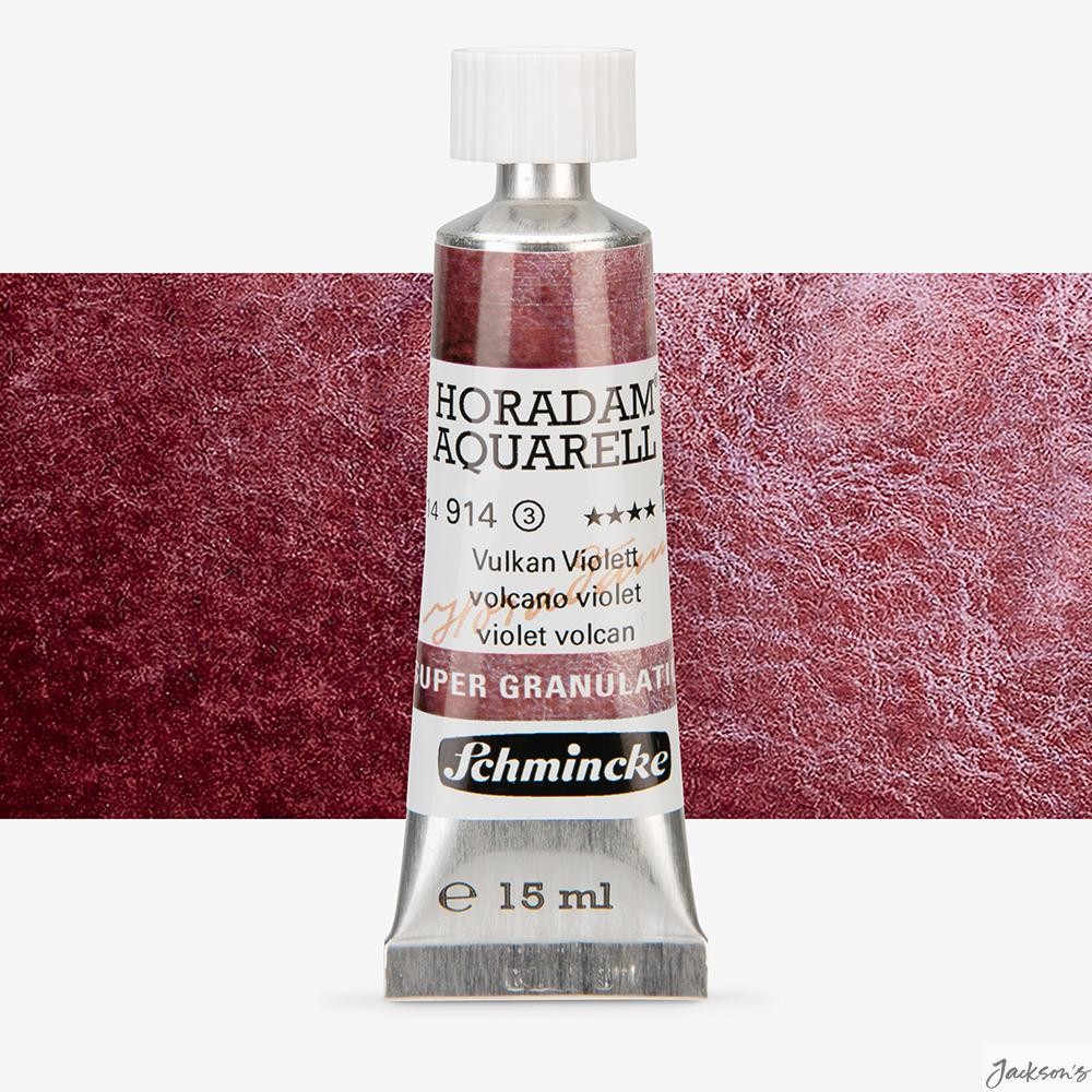 Schmincke Horadam Watercolour Paint Tube 15ml Supergranulation Volcano Violet