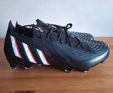 Adidas Predator Edge.1 FG Men's Size 9 Low Soccer Cleats Black White GV7391