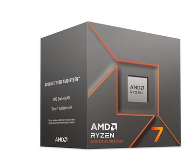 AMD Ryzen  7 8700F 8-Kern CPU, Sockel AM5, Boxed (mit Wraith Stealth Kühler)