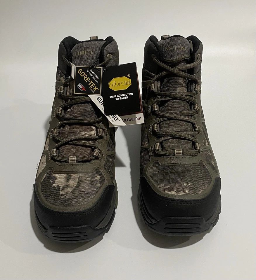 Cabela's Instinct Pursuitz Gore-Tex Hiking Hunting Boots Men's 9 D Green Black - Image 4 of 4