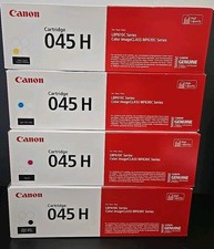 Canon 045 H High Yield Toner Cartridge - Yellow. Blue, Magenta. Black. LBP610C