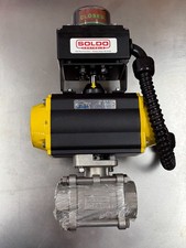 Sharpe SPNII75 Actuator, 1-1/2" CF8M Ball Valve, Soldo CAFN1200E Switchpack