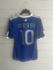 Adidas 2010/2011 Lionel Messi Argentina Away Jersey Size Large ￼