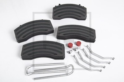 Bremsbelagsatz Scheibenbremse PE Automotive 086.344-00A Green Coating
