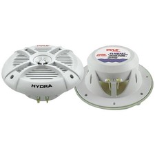 Pair New Pyle PLMRX67 250 Watts 6.5'' 2 Way Marine Speakers Kit