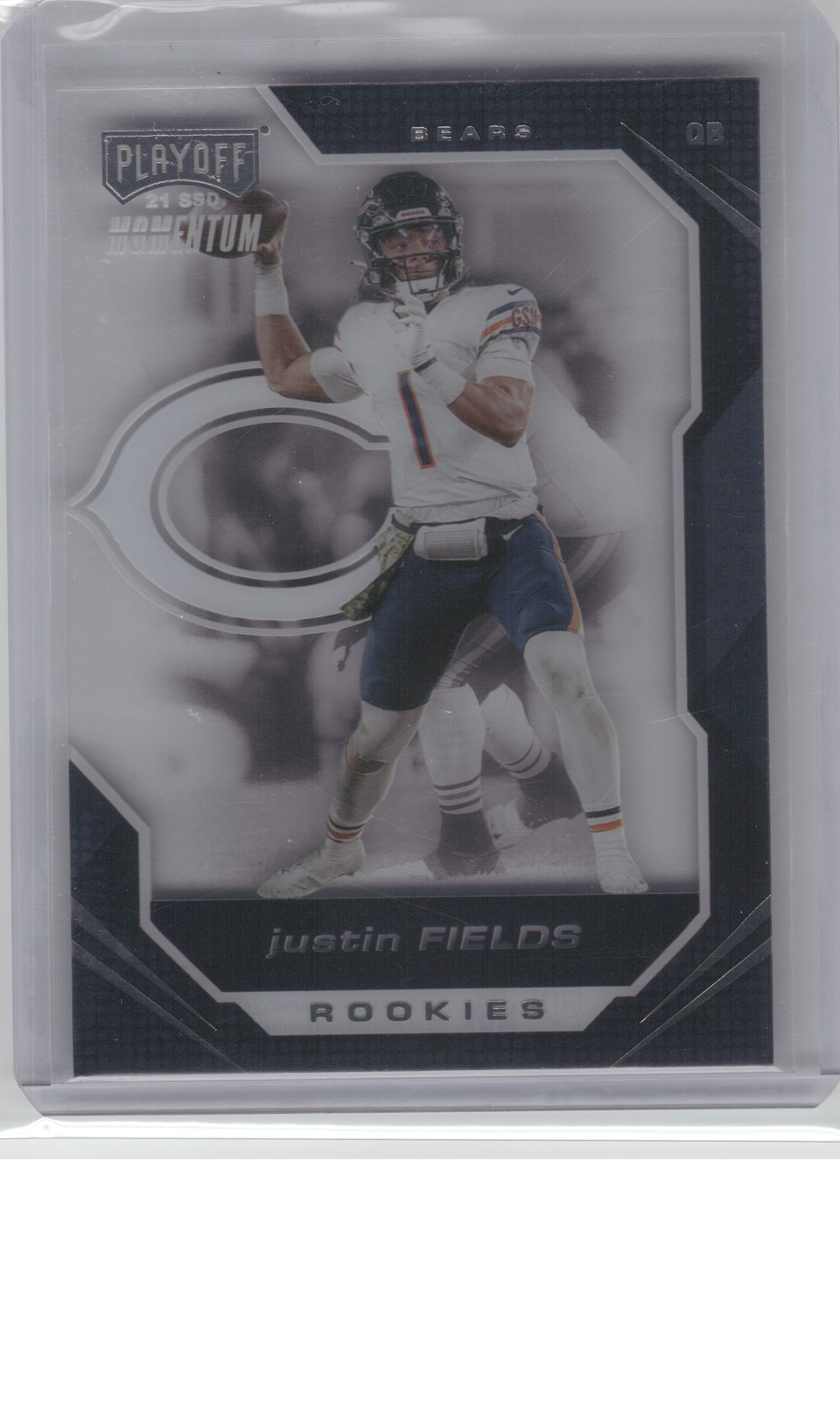 2021 Panini Chronicles #PMR-8 Justin Fields Playoff Momentum Rookies B1R3C18