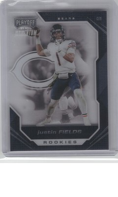 2021 Panini Chronicles #PMR-8 Justin Fields Playoff Momentum Rookies B1R3C18