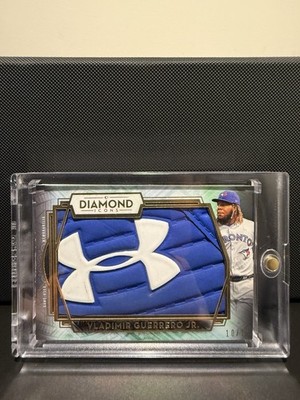 2021 Topps Diamond Icons Vladimir Guerrero Jr  Game Worn Shoe Logo Patch 10/10!!