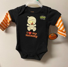 Happy Halloween Infant Glows One Piece Size: Newborn