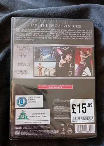 Starwars Dvd Boxset 2013 Episodes 4-6 Brand New And Sealed - Picture 2 of 2