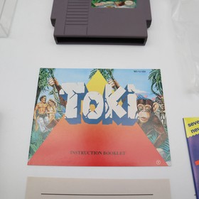 NES Nintendo Game TOKI - OPEN, but NEW & UNPLAYED! CIB / COMPLETE!
