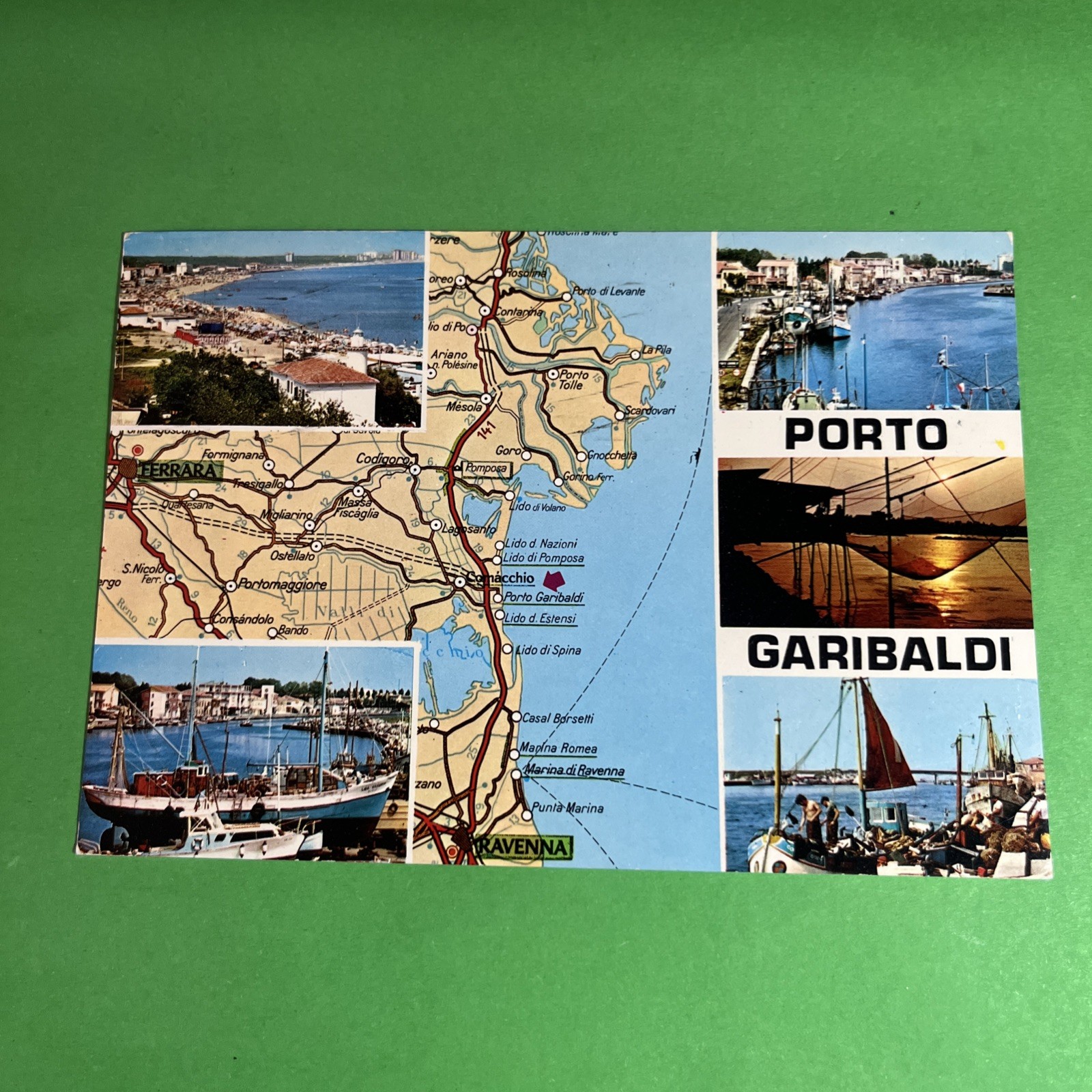 DALLA CARTA AUTOMOBILISTICA TOURING CLUB - CARTOLINA A COLORI - COLLEZIONE
