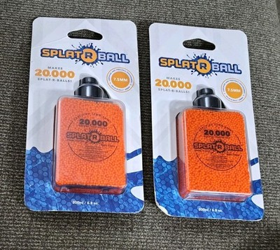 Lot of 2 Splat-R-Ball Orange Ammo 7.5mm Brand New 40,000 rounds total Free Ship