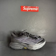 Men's Hoka One Speedgoat 5 GTX Gore-Tex Black Hiking Trail SPIKES Size 10 D New