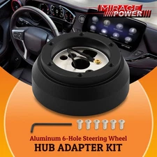 Aluminum 6 Bolt Steering Wheel Hub Adapter Connector For Jeep Cherokee Renegade