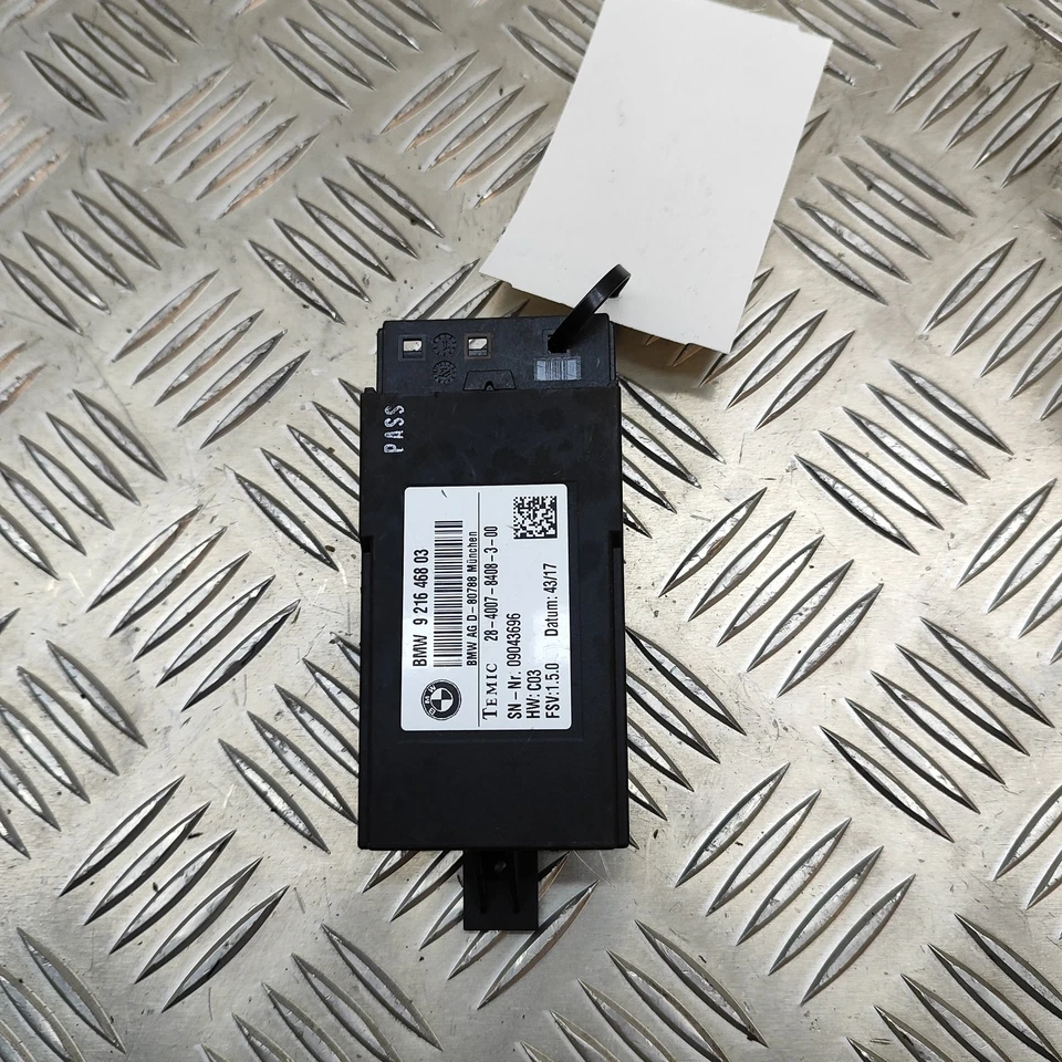 Centralina sedile anteriore destra BMW X6 F16, F86 2016 9216468 - Immagine 2 di 4