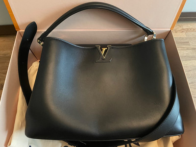 CAPUCINES GM SO. TAURILON NOIR, Glattleder, Louis Vuitton, Größe 36 x 23