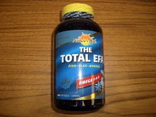Nature's Life The Total EFA Omega 3-6-9 1200 mg 180 Softgels Exp 2/2026