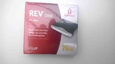 Iomega REV 70GB Disk Cartridge Sealed New Old Stock Backup PC Mac