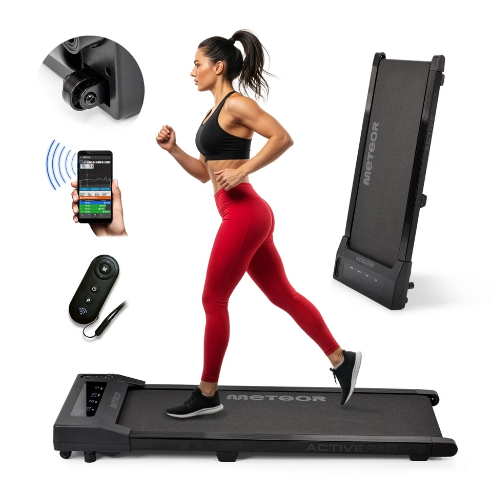 Elektrisches Laufband  für Schreibtisch APP Bluetooth Walking Pad 6 km/h LED 🏃 - Bild 4 von 4