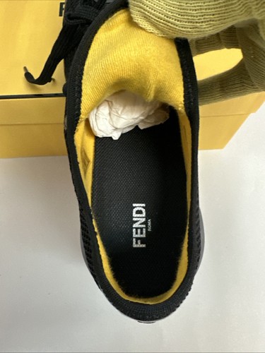 Fendi Mesh All Black Sneaker - 7E1292-A9SP-F18T1 UK 8,5, US Größe 9,5 NIE GETRAGEN - Bild 12 von 17