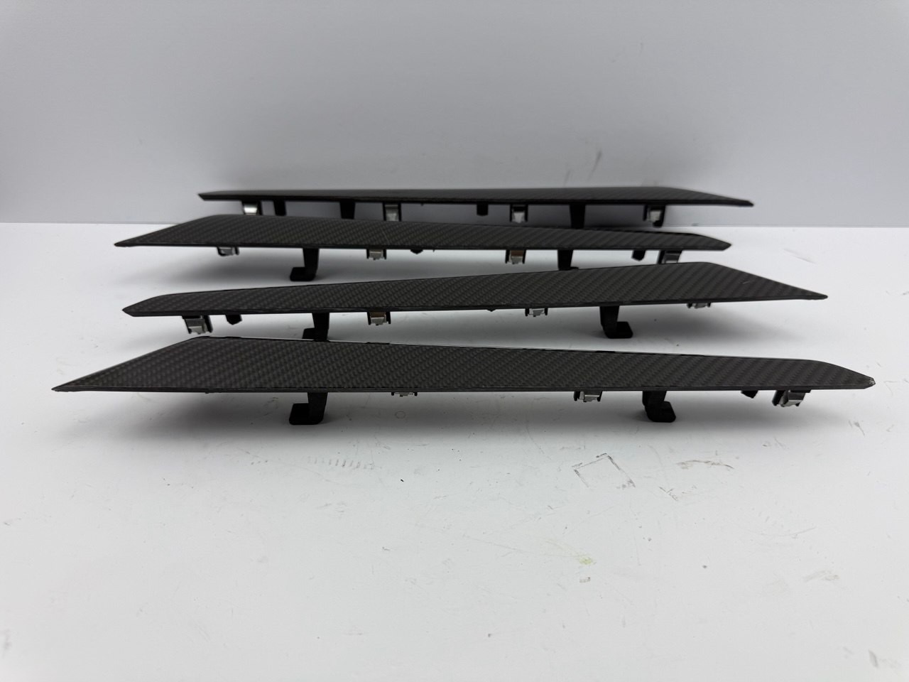 2014-2020 Maserati Ghibli M157 Carbon Door Trim Garnish Insert Set 670021492 OEM