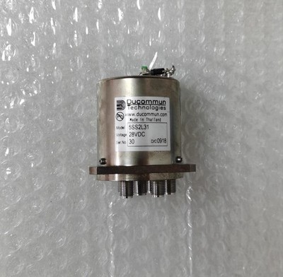 Ducommun 5SS2L31 28V DC-12.4GHz SP5T SMA RF Microwave Coaxial Switch