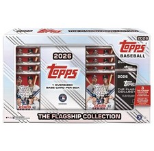 Topps 2026 The Flagship Collection MLB Baseball Box 16 Cards Oversized Parallel