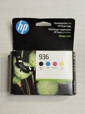 NEW Genuine HP 936 Black Cyan Magenta Yellow Ink Cartridge 6C3Z5LN Exp JUL 2025