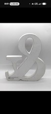Initial Wooden Letter     symbol Wall Decor Wedding Wood Sign Decor White