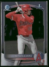 2025 Bowman #BCP-12 Hayden Alvarez Chrome Prospects