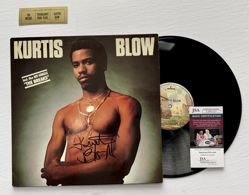 ÁLBUM DE VINILO AUTOGRAFIADO FIRMADO A MANO KURTIS BLOW LP + CERTIFICADO DE AUTENTICIDAD JSA - Imagen 3 de 5