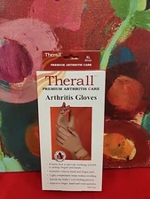 FLA Therall Premium Arthritis Gloves for Men & Women X-Large Beige New In Box