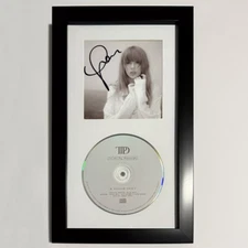 Taylor Swift - The Tortured Poets Department SIGNED CD FRAMED TTPD (FAST SHIP!)