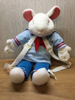 Stewart Little Plush Backpack Collectable Film Mouse Soft Toy Rare Large 19  Inch