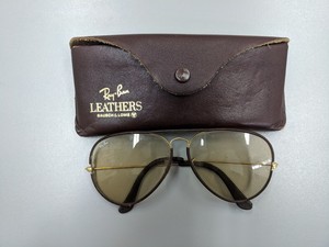ray ban leather