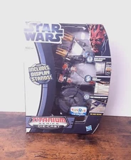 STAR WARS Titanium Series Skywalker & Sebulba Podracers & federation battleship 