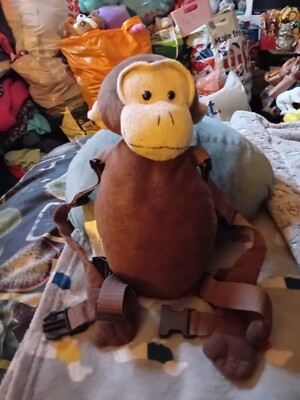 Kinder Eddie Bauer Affe Rucksack, verstellbare Schultergurte, Reißverschluss