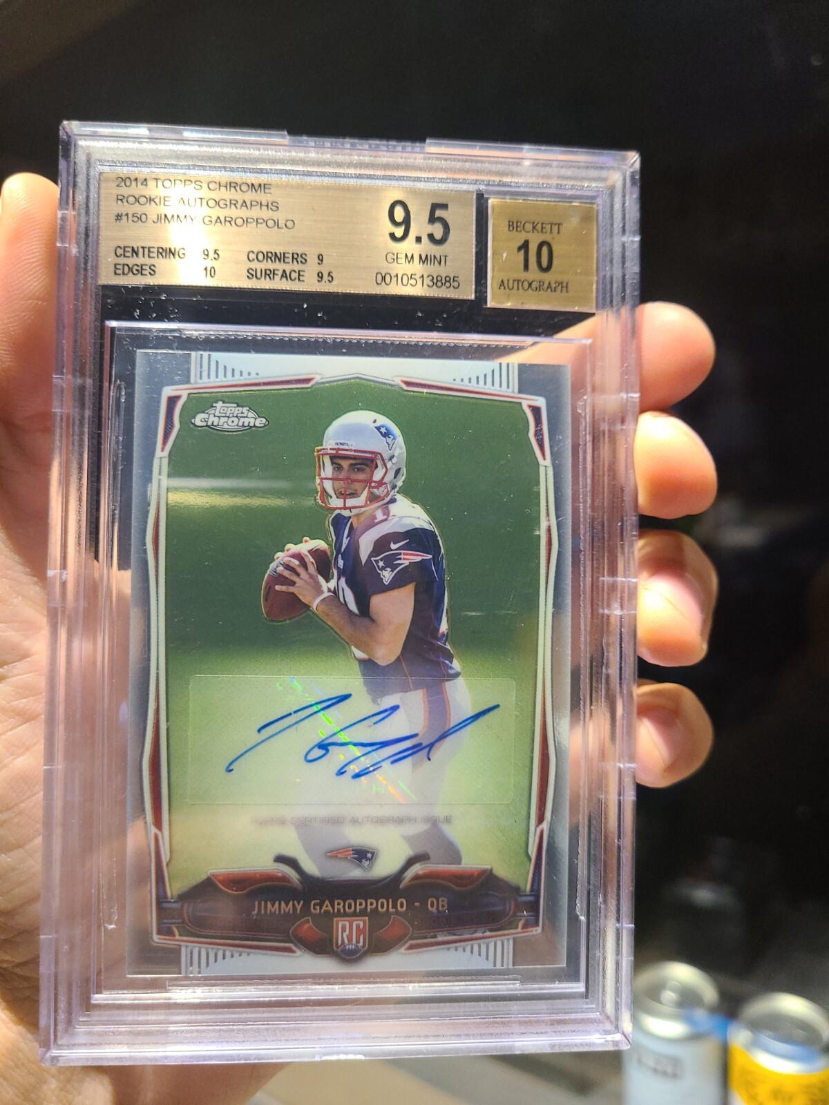 Jimmy Garoppolo Topps Chrome Rookie Autograph Patches #RAPJG Base