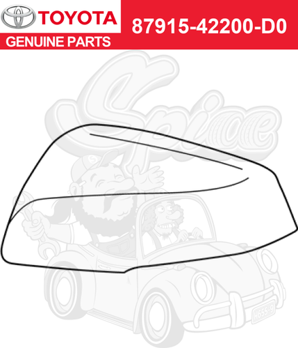 Auto Laterali specchietto per Toyota per RAV4 2020 2021 Sinistra Destra Porta Esterno Specchietto Retrovisore Tappo Copertura Coperchio Alloggiamento Tappo Specchietto (Color : Only 1 Right-White